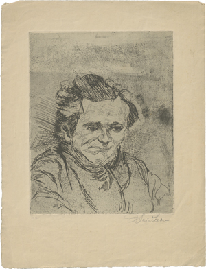 Lot 8128, Auction  125, Meidner, Ludwig, Portrait eines Schauspielers (Eugen Klöpfer III)