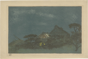 Lot 8140, Auction  125, Orlik, Emil, Abend in Fukagawa, Tokio (Am Abend)