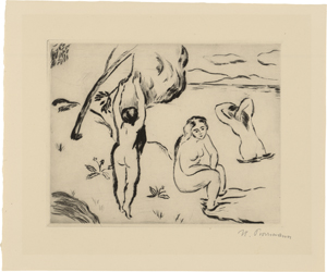 Lot 8154, Auction  125, Purrmann, Hans, Drei badende Frauen