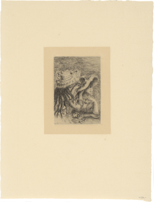 Lot 8155, Auction  125, Renoir, Pierre-Auguste, Le chapeau épinglé (La fille de Berthe Morisot et sa cousine) 3e planche