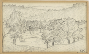Lot 8190, Auction  125, Villéon, Emmanuel de la, Paysage