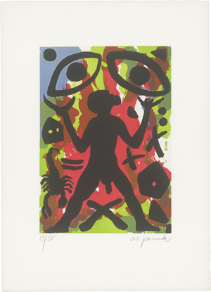 Lot 8386, Auction  125, Penck, A. R., Energiefeld Auge