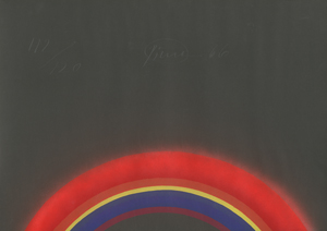 Lot 8392, Auction  125, Piene, Otto, Regenbogen für Hering