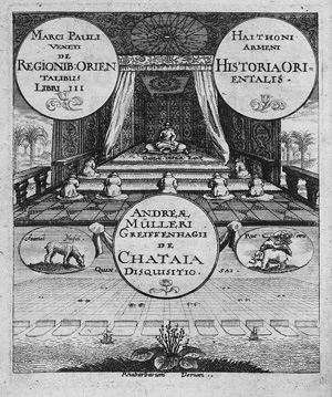 Lot 57, Auction  126, Orientalische Historie, Sammelband aus 3 lateinischen Schriften. Meist Berlin, verschiedene Verlage, 1671. - Orientalische und Chinesische Bräuche und Sitten