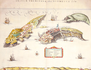 Lot 84, Auction  126, Blaeu, Johannes, Insulæ Tremitanæ, olim Diomedeæ dictae