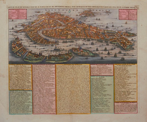 Los 93 - Chatelain, Henri Abraham - Carte du plan de Venise - 0 - thumb
