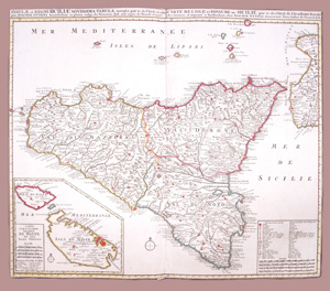 Lot 137, Auction  126, Ottens, Joachim, Insulae et Regni Siciliae Novissima Tabula