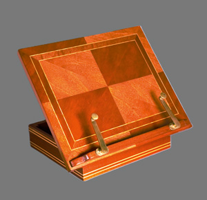 Los 516 - Lesepult - Klappbares Schreibtischpult aus Nussbaumholz - 2 - thumb