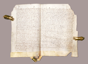 Los 1004 - Straßburger Urteilsbrief - Deutsche Handschrift auf Pergament. 1  - 0 - thumb