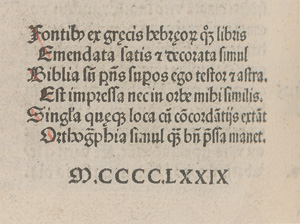 Los 1060 - Biblia latina - Basel, Johann Amerbach, 1479 - 0 - thumb