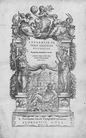 Los 1173 - Pausanias - Veteris Graeciae descriptio. Florenz, L. Torrentin, 1551  - 0 - thumb