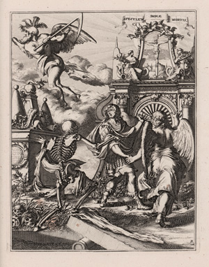 Lot 1233, Auction  126, Chertablon de la Vigne, David., La manière de se bien préparer à la mort