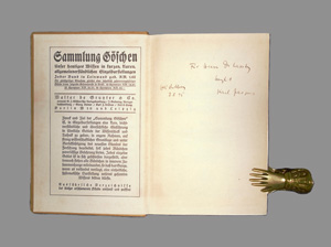 Los 2125 - Jaspers, Karl - Die geistige Situation der Zeit (Widmungsexemplar) - 0 - thumb