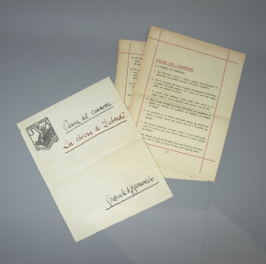 Los 2501 - Annunzio, Gabriele d' - Brief mit Beilagen an Leutnant Antonio Cippico. 1918 - 2 - thumb