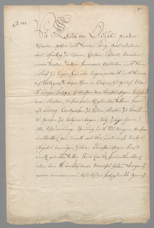 Lot 2590, Auction  126, Karl XII., König von Schweden, Brief an den Landgrafen Ernst Ludwig von Hessen-Darmstadt. 1705.