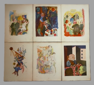 Los 3142 - Grosz, George - Ecce Homo. Sechzehn Aquarelle. Berlin, Malik, 1923 - 2 - thumb