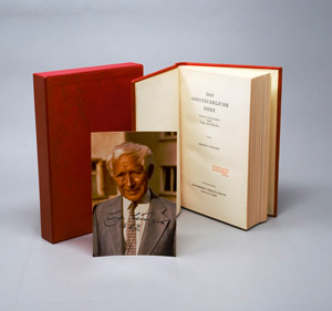 Lot 3196, Auction  126, Jünger, Ernst, Das abenteuerliche Herz. Berlin 1929. - Erste Ausgabe der ersten Fassung. - Mit Originalfotografie (Porträt E. J.)