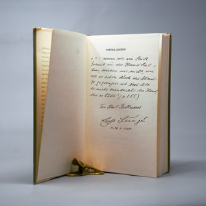 Lot 3230, Auction  126, Jünger, Ernst, Subtile Jagden. Stuttgart 1967. - Erste Ausgabe. - Widmungsexemplar