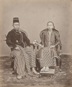 Lot 4063, Auction  126, Java, Views and portraits from Java