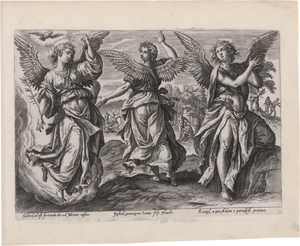 Lot 5152, Auction  126, Jode, Gerard de, Die Folge der Erzengel