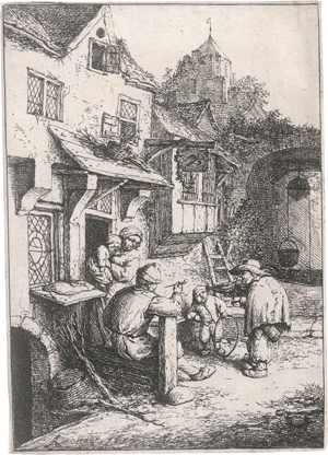 Los 5184 - Ostade, Adriaen van - Der bucklige Geiger - 0 - thumb