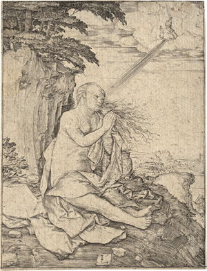 Lot 5613, Auction  126, Leyden, Lucas van, Die hl. Magdalena in der Wüste.