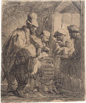 Lot 5673, Auction  126, Rembrandt Harmensz. van Rijn, Die wandernden Musikanten