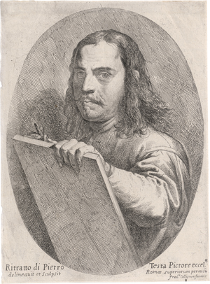 Lot 5701, Auction  126, Testa, Pietro, Das Selbstbildnis des Künstlers