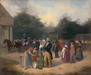 Lot 6067, Auction  126, Schäffer, Adalbert, Sonntag im Stadtwäldchen (Városliget) in Budapest