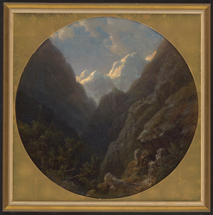 Los 6118 - Kummer, Robert - Alpenlandschaft mit Hochgebirgsjäger - 1 - thumb