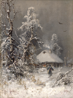 Lot 6204, Auction  126, Klever, Julius Sergius von, Winterlandschaft