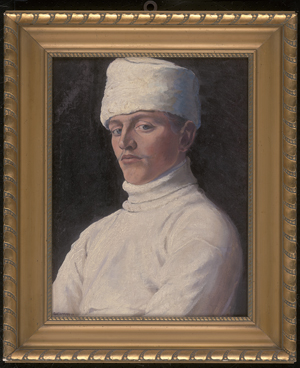 Los 6207 - Heckmann, Erwin - Selbstbildnis mit weißer Kappe - 1 - thumb