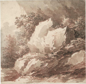 Los 6630 - Constantin, Jean-Antoine - Studie einer Felsformation - 0 - thumb