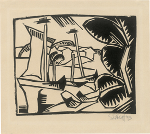 Lot 7056, Auction  126, Schmidt-Rottluff, Karl, Bucht an der Nehrung