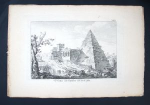 Los 134 - Friedrich, J. C. J. - 18 Kupferstiche zu Rom - 2 - thumb