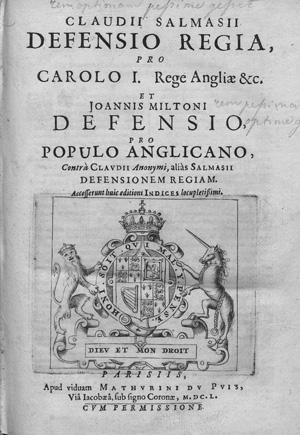 Lot 157, Auction  127, Saumaise, Claude und Karl I. von England, Defensio regia, pro Carolo I. rege Angliae
