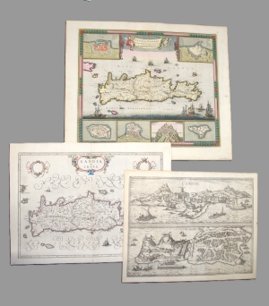 Los 158 - Kreta - Konvolut von 10 teils kolorierten Kupferkarten - 3 - thumb