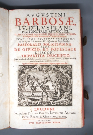 Los 1229 - Barbosa, Agostinho - Pastoralis solicitudinis, sive de officio, et potestate episcopi, tripartita descriptio - 3 - thumb