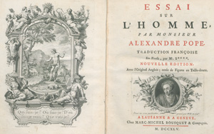 Lot 2131, Auction  127, Pope, Alexander, Essai sur l'homme