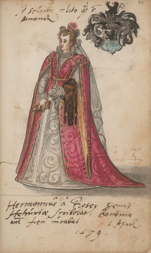 Los 2533 - Stammbuch - des Sebald Welser, Ratsherrn aus Nürnberg. 1575-1580 - 3 - thumb