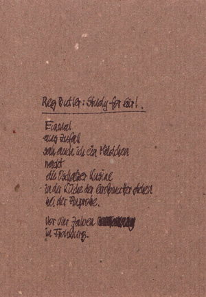 Lot 2545, Auction  127, Vesper, Guntram, Signiertes Manuskript einer Gedichtsammlung. 1959