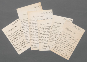 Lot 2550, Auction  127, Adamović, Lujo, 6 Briefe an einen Fachkollegen. 1888-1889