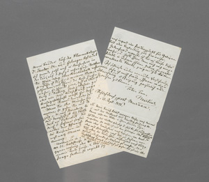 Los 2568 - Martius, Carl Friedrich Philipp von - Brief an den Berliner Kartographen Heinrich Kiepert. 1856 - 0 - thumb