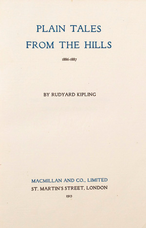 Lot 3181, Auction  127, Kipling, Rudyard, The works. Bombay Edition