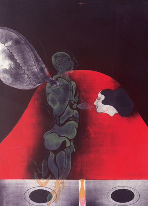 Lot 3364, Auction  127, Wunderlich, Paul, Der Engel mit dem Zeigefinger