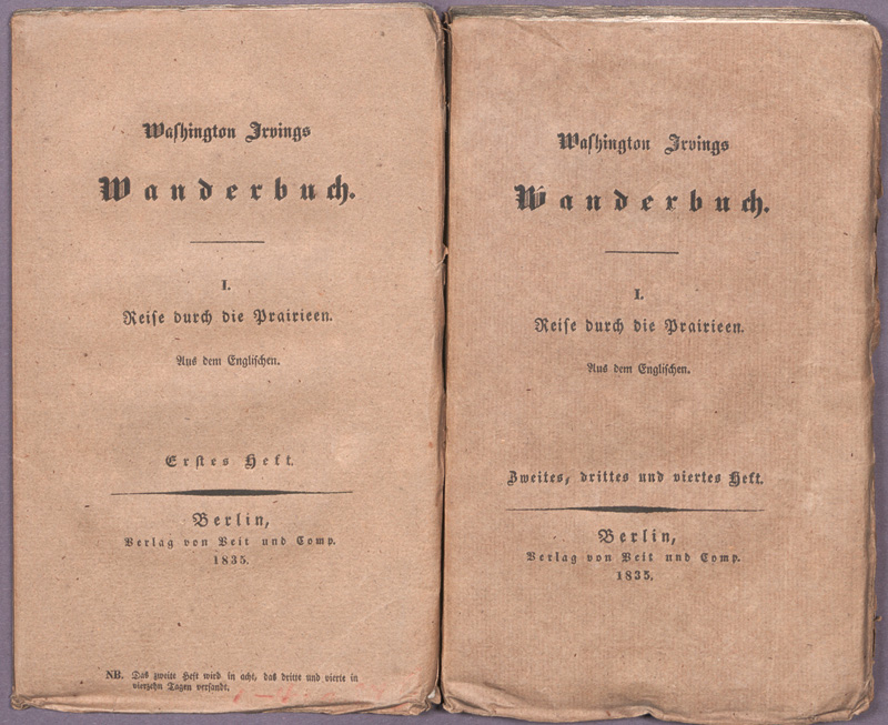 Lot 77, Auction 127, Irving, Washington, Wanderbuch