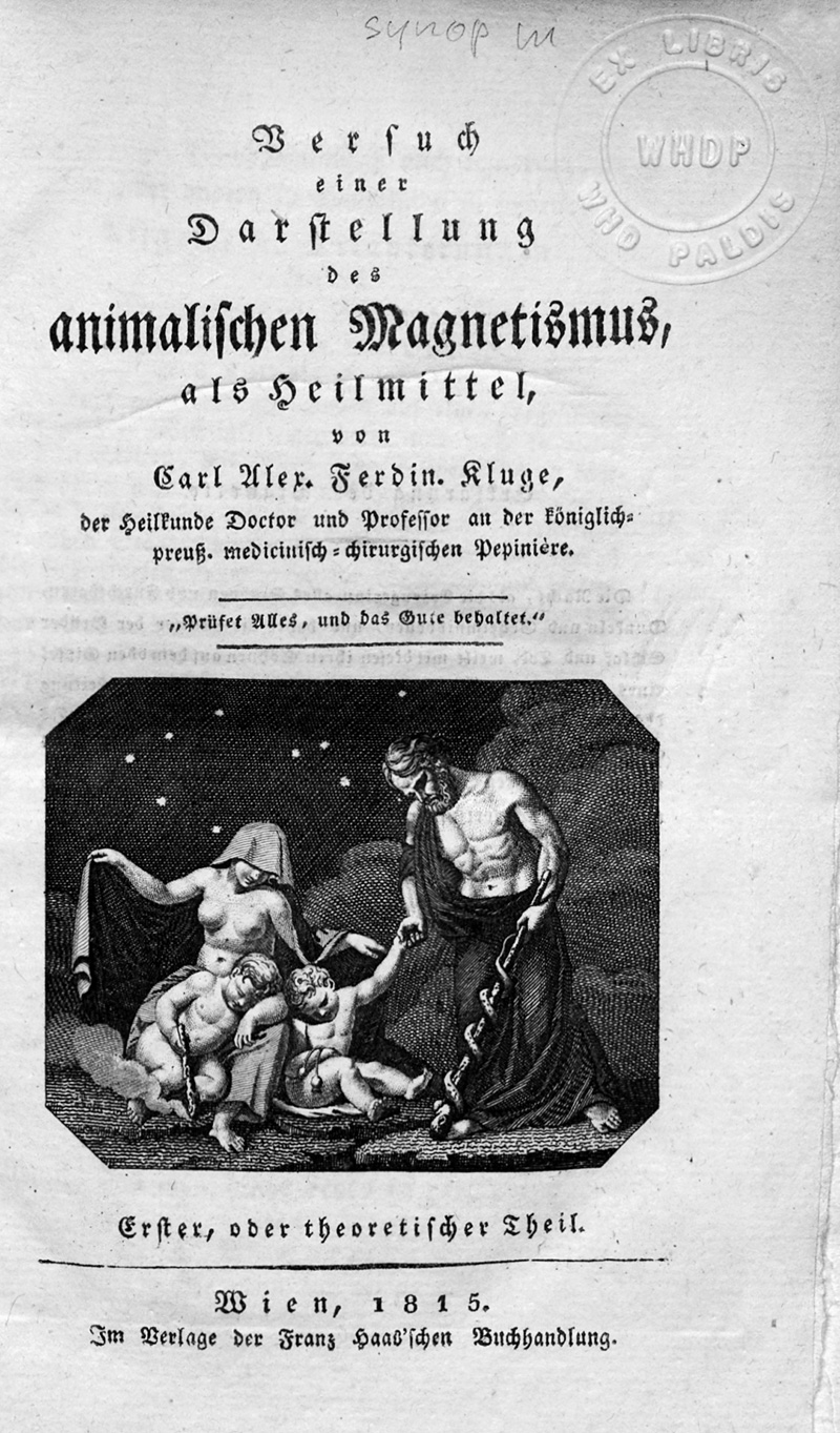 Lot 311, Auction  127, Kluge, Carl Alexander Ferdinand, Versuch einer Darstellung des Magentismus