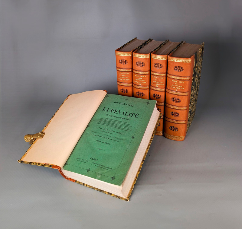 Lot 546, Auction 127, Saint-Edme, B, Dictionnaire de la pénalité