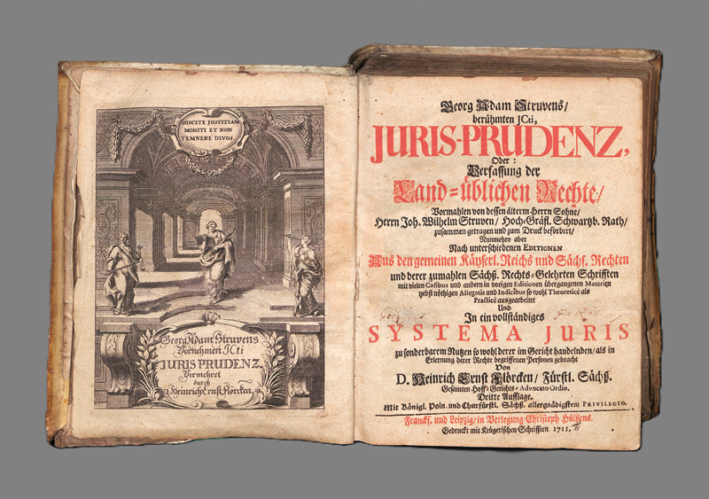Lot 552, Auction 127, Struve, Georg Adam, Juris-Prudenz