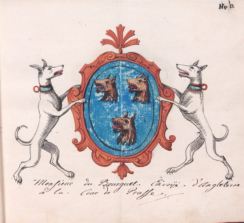 Lot 1039, Auction 127, Liebenberg, "Sammlung fürstlicher und adeliger Wappen". Deutsche Handschrift auf Papier. Um 1728